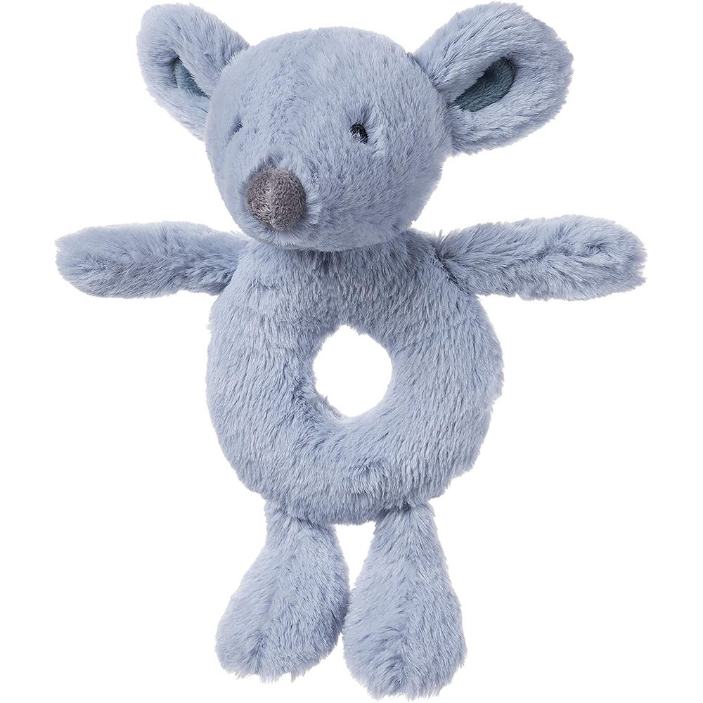 BABY - 7.5" LIL' LUVS MOUSE RING RATTLE (6) BL